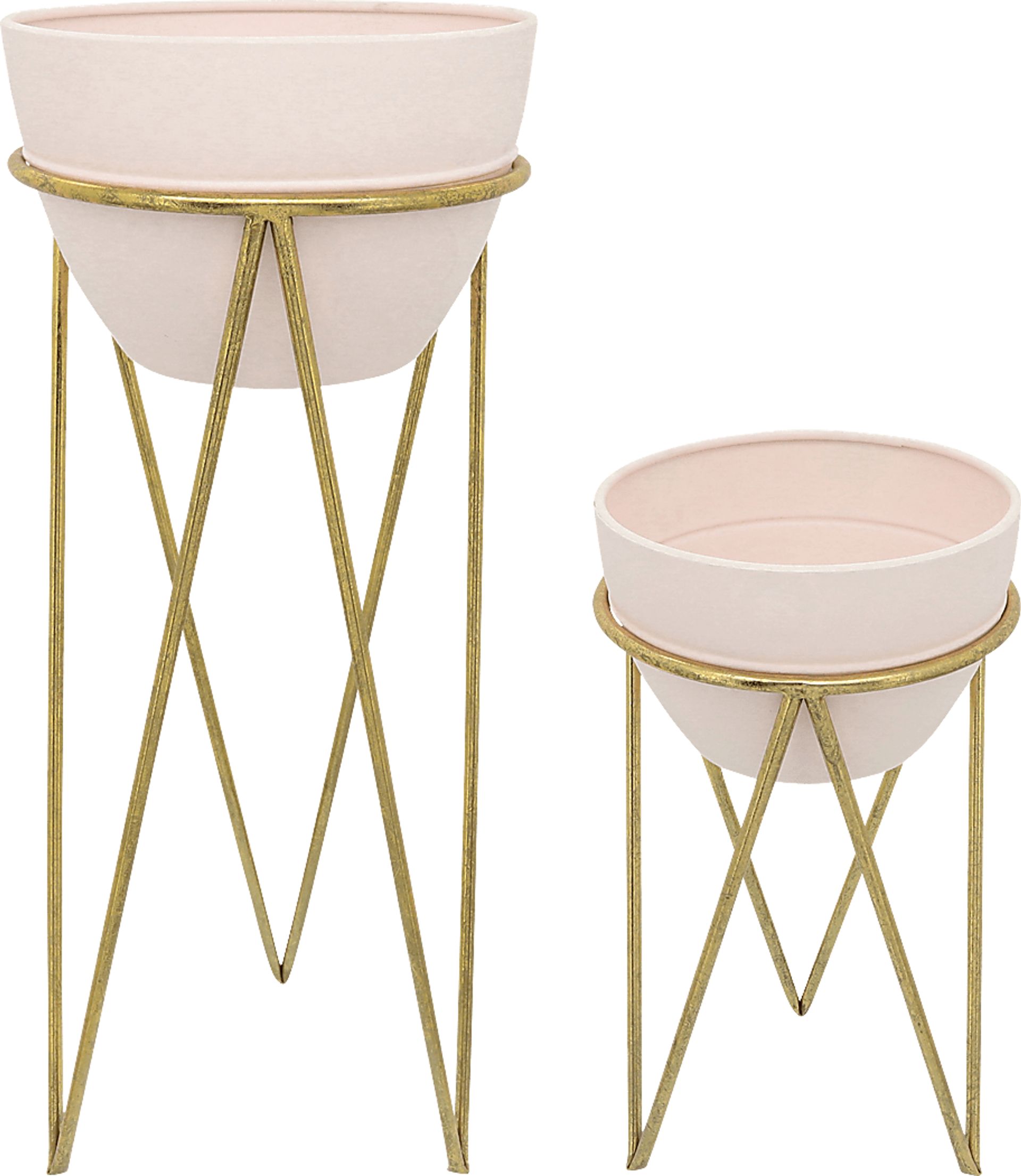Dalraida Pink Planter, Set of 2 - Image 1