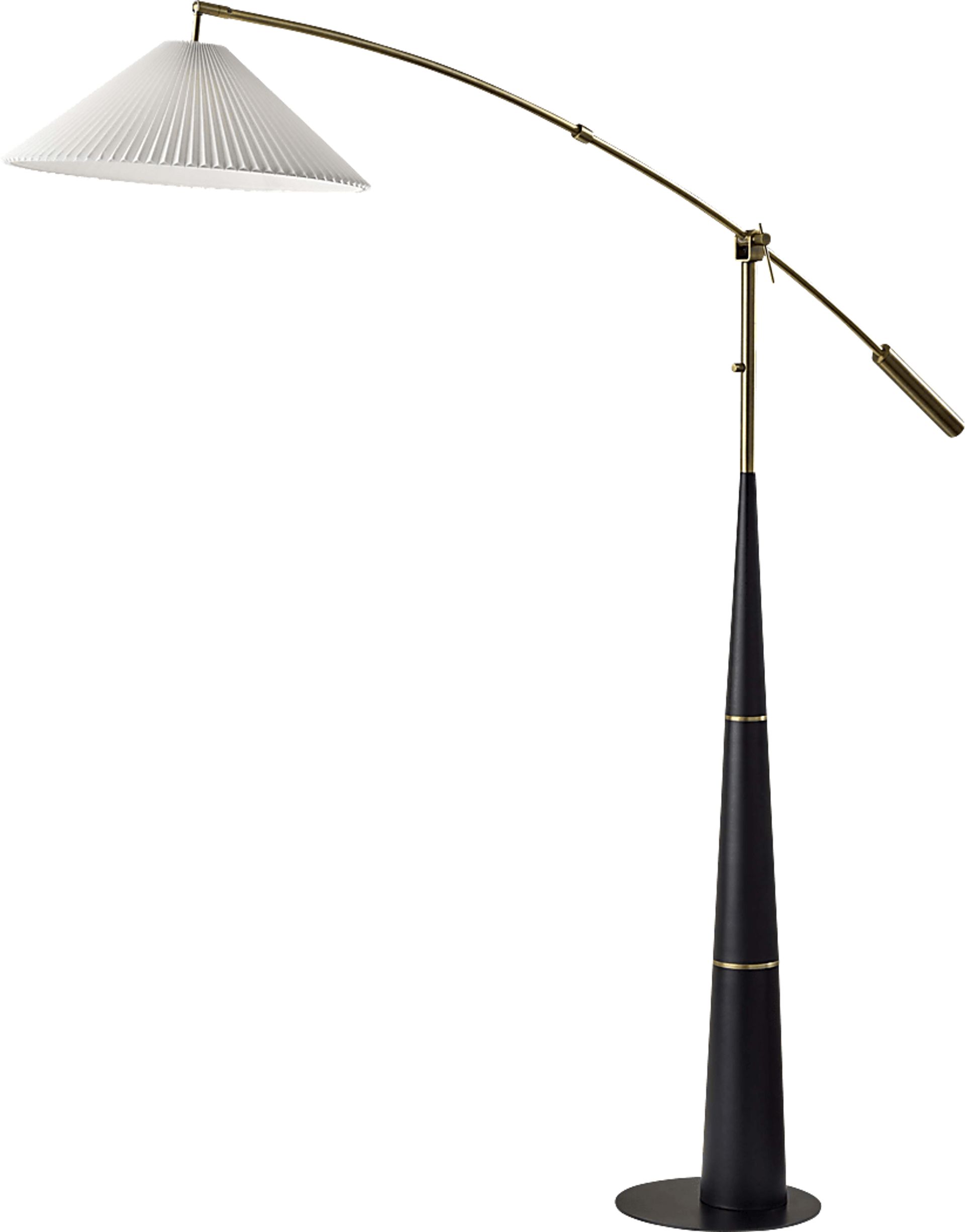 Dalrymple Loop Brass Floor Lamp - Image 1