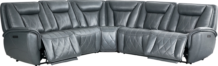 5 pc triple power reclining sectional