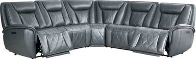 5 pc triple power reclining sectional