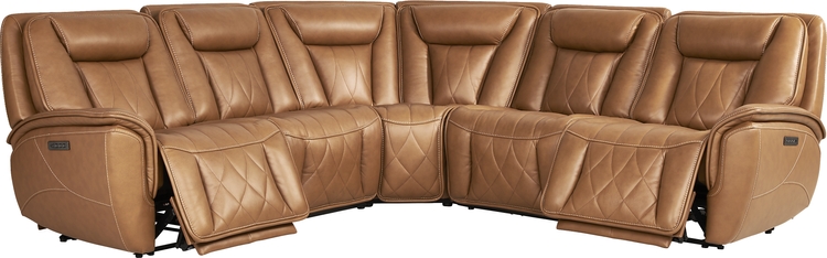 5 pc triple power reclining sectional