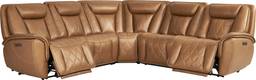 5 pc triple power reclining sectional