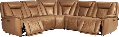 5 pc triple power reclining sectional