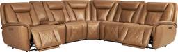 6 pc triple power reclining sectional