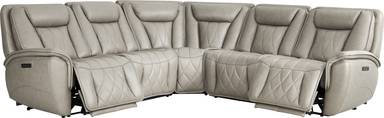 5 pc triple power reclining sectional