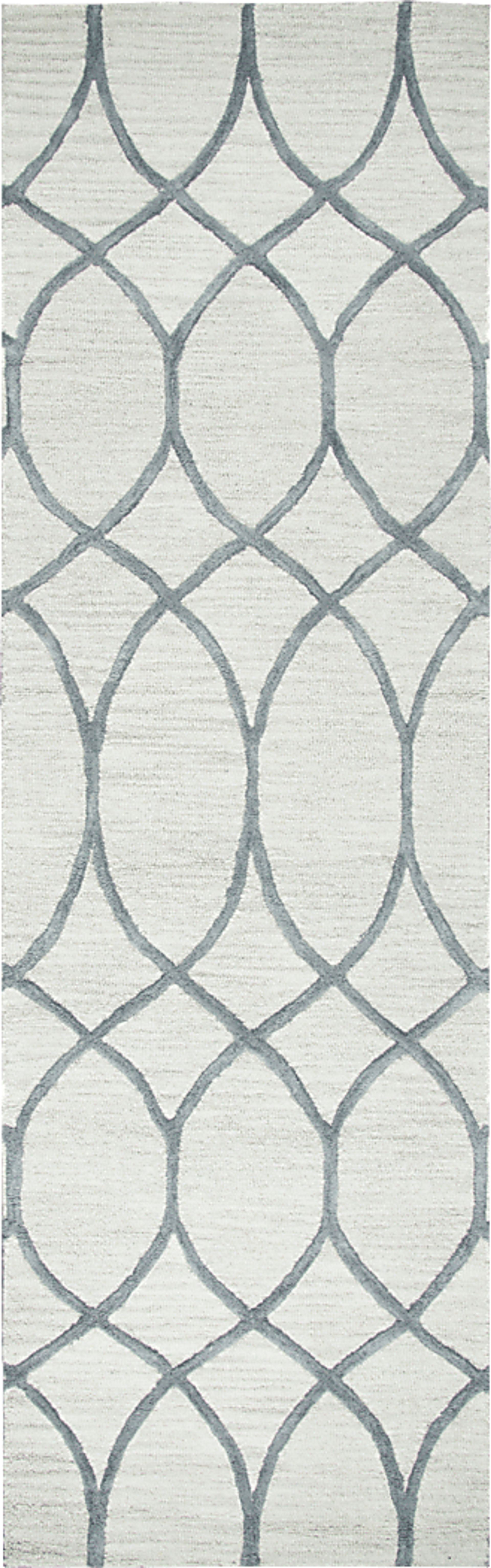 Dalvin Gray 2'6 x 10' Runner Rug - Image 1