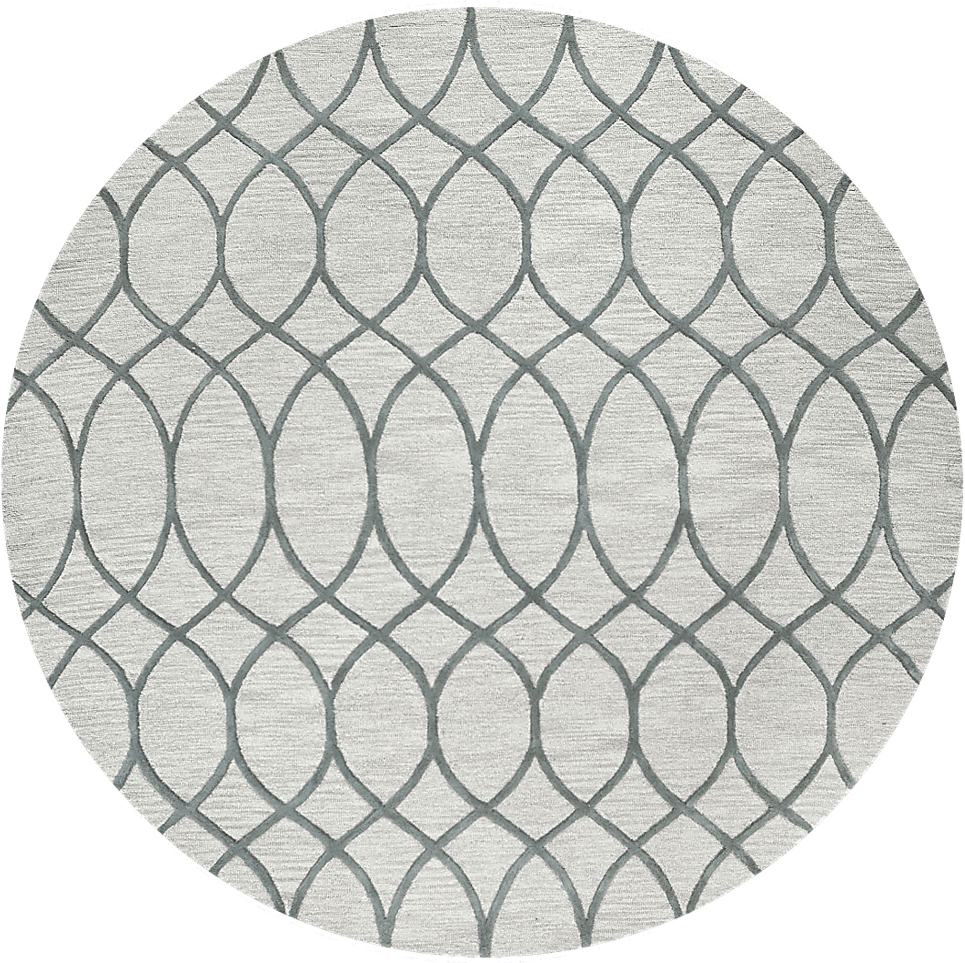 Dalvin Gray 8' Round Rug - Image 1