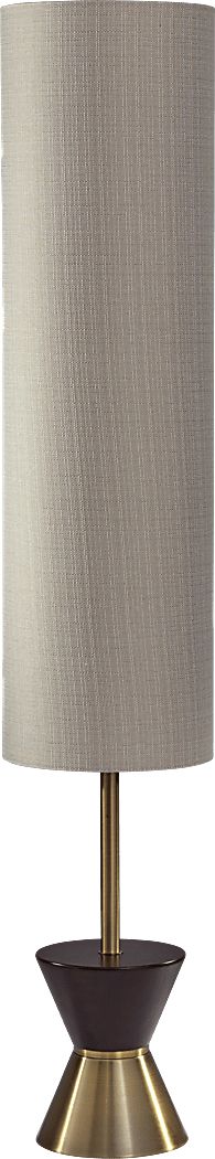 Dalworth Walnut Floor Lamp