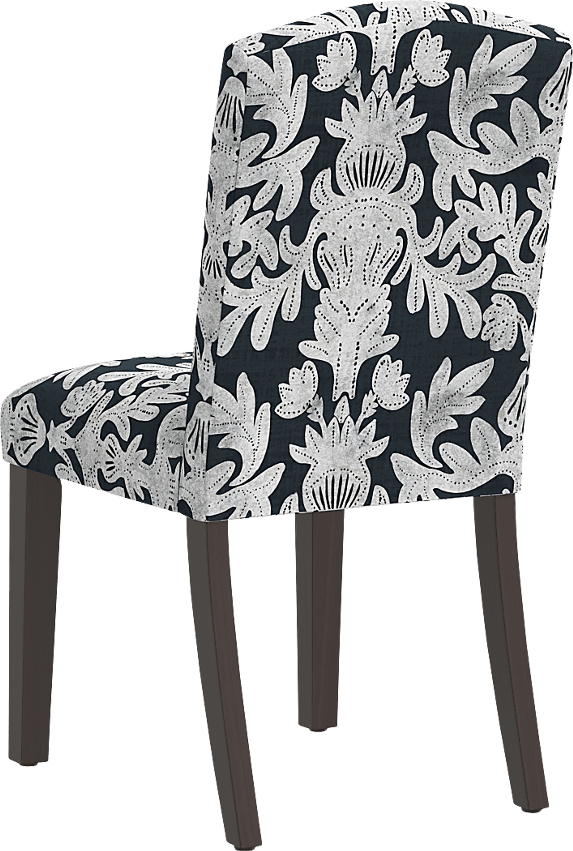 Dalzell Dark Blue Side Chair - Image 4
