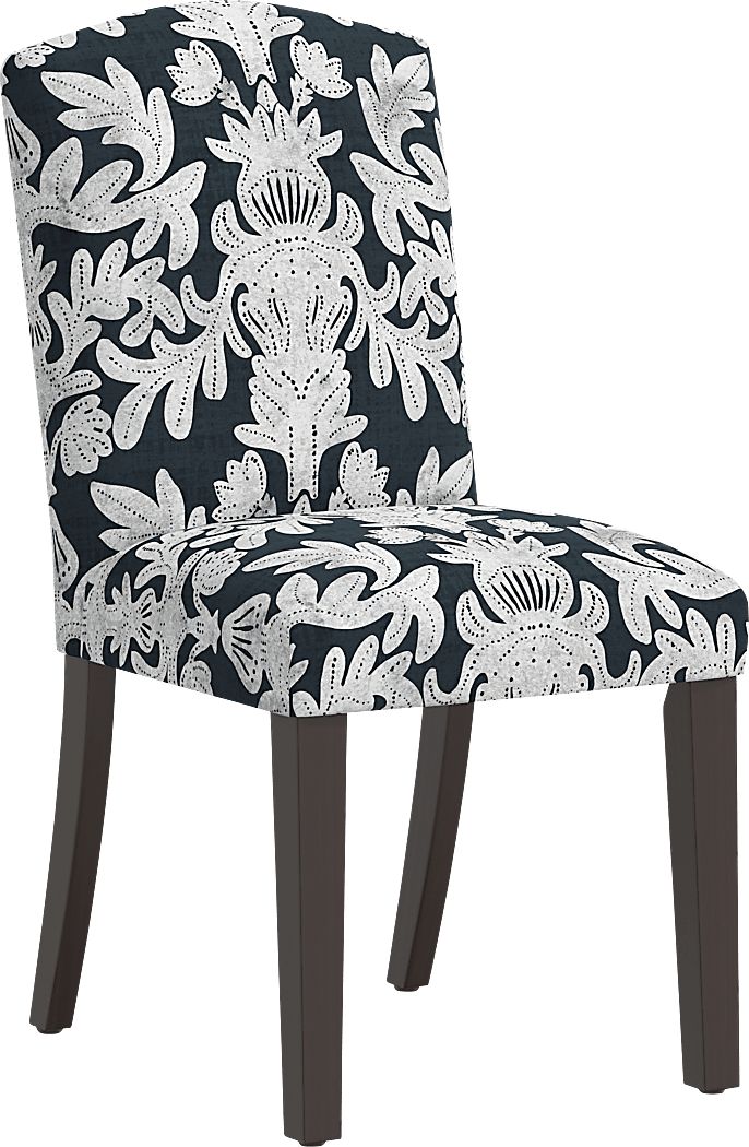 Dalzell Dark Blue Side Chair