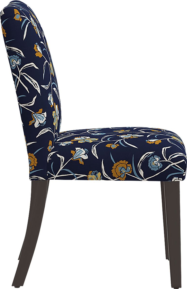 Dalzell Navy Side Chair