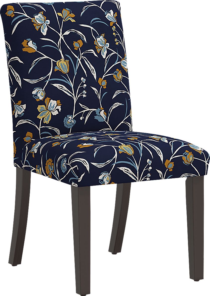 Dalzell Navy Side Chair