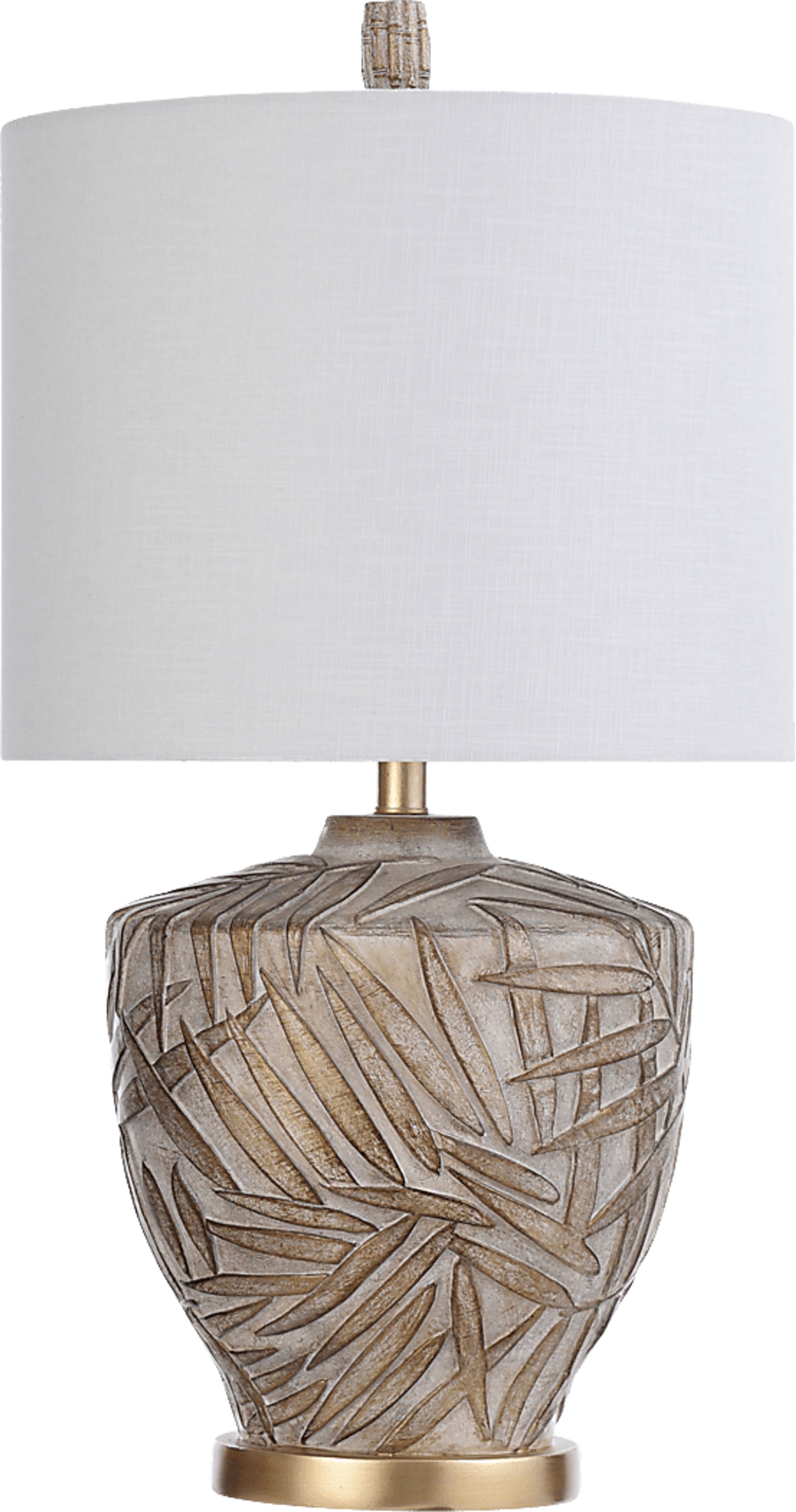 Dalzelle Post Gold Lamp - Image 1