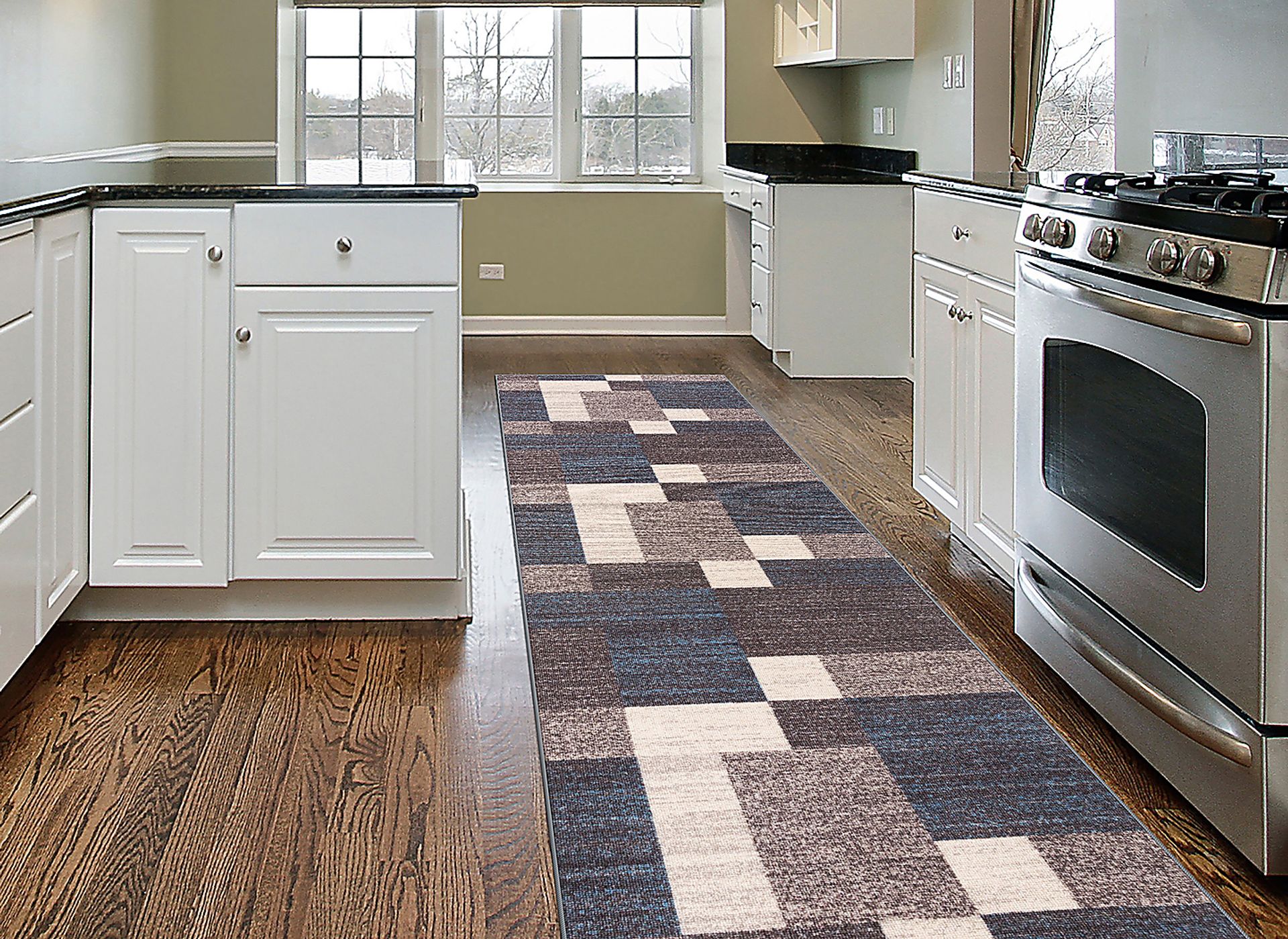 Damalis Blue 2' x 7' Runner Rug - Image 3