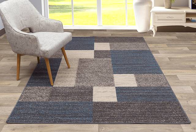 Damalis Blue 5'3 x 7'3 Rug - Thumbnail - Image 3