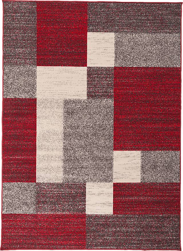 Damalis Red 5'3 x 7'3 Rug - Thumbnail - Image 1