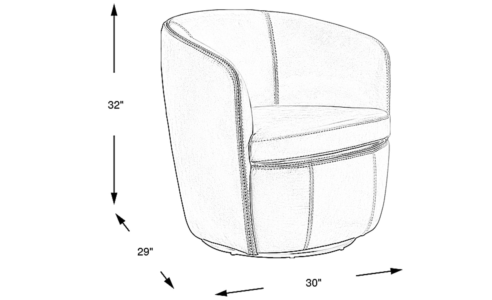 Dimension Image. Please refer to the Dimension Tab on this page for dimension details.