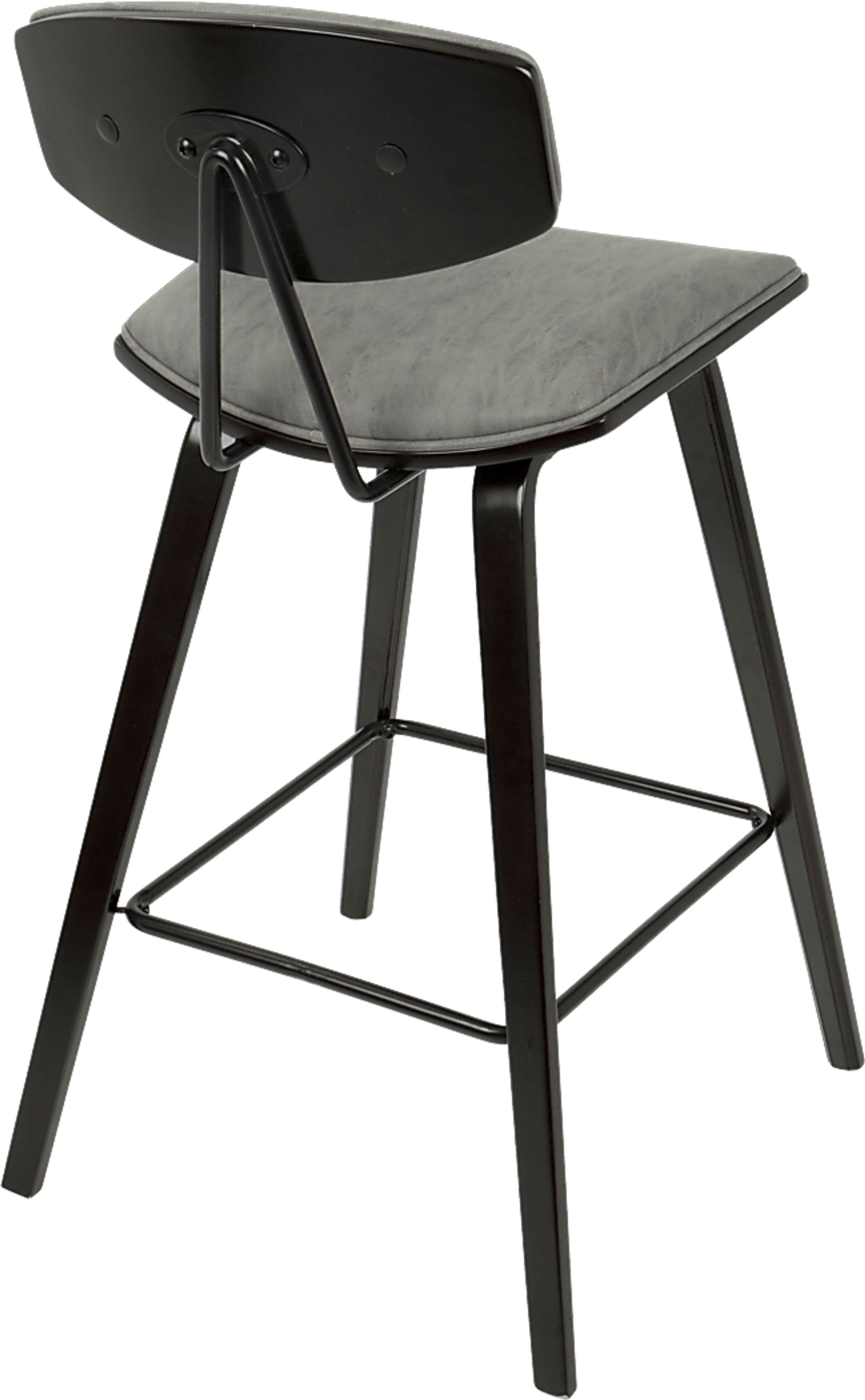 Damato Gray Counter Height Stool (Set of 2) - Image 2