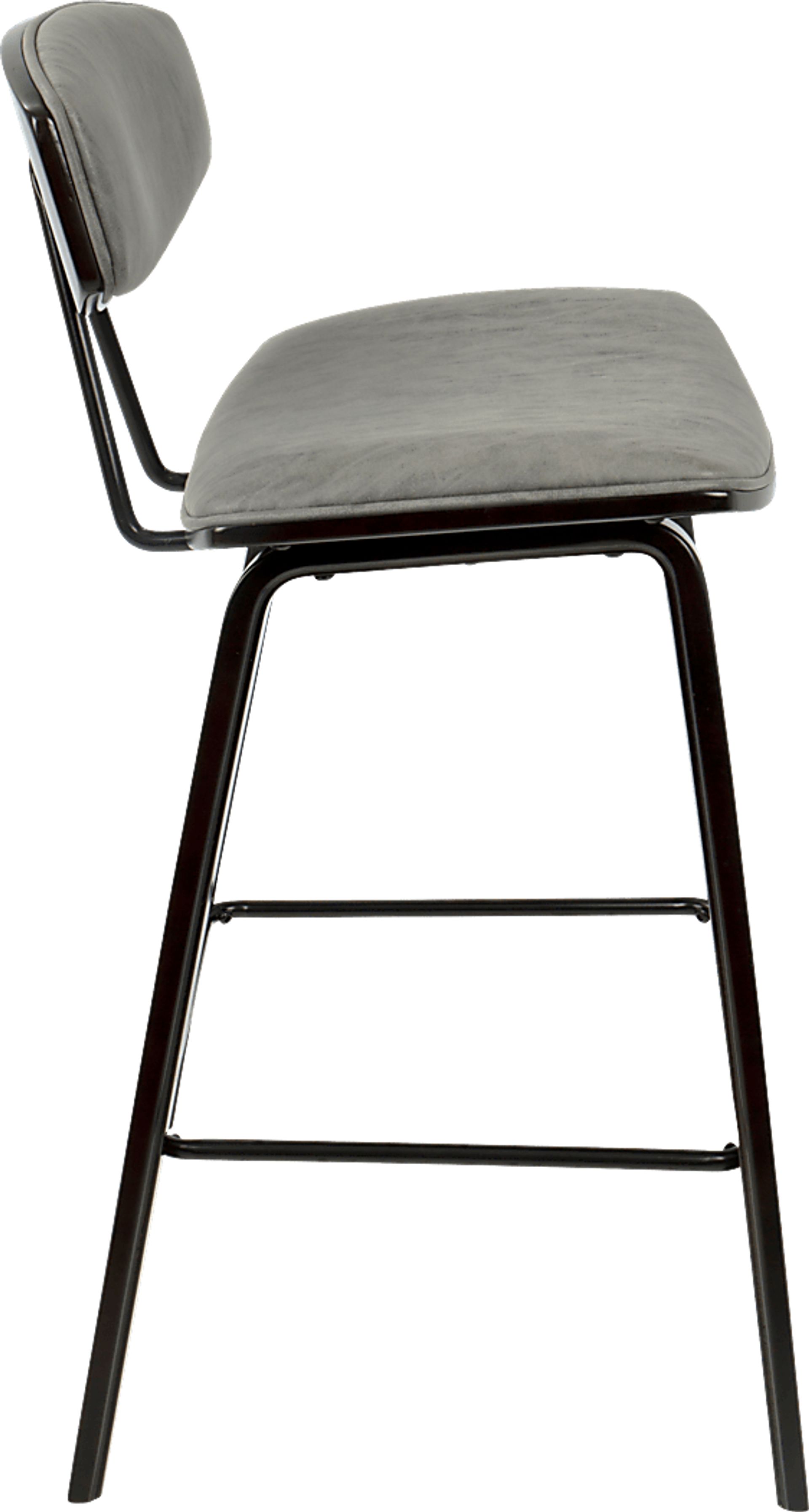 Damato Gray Counter Height Stool (Set of 2) - Image 3