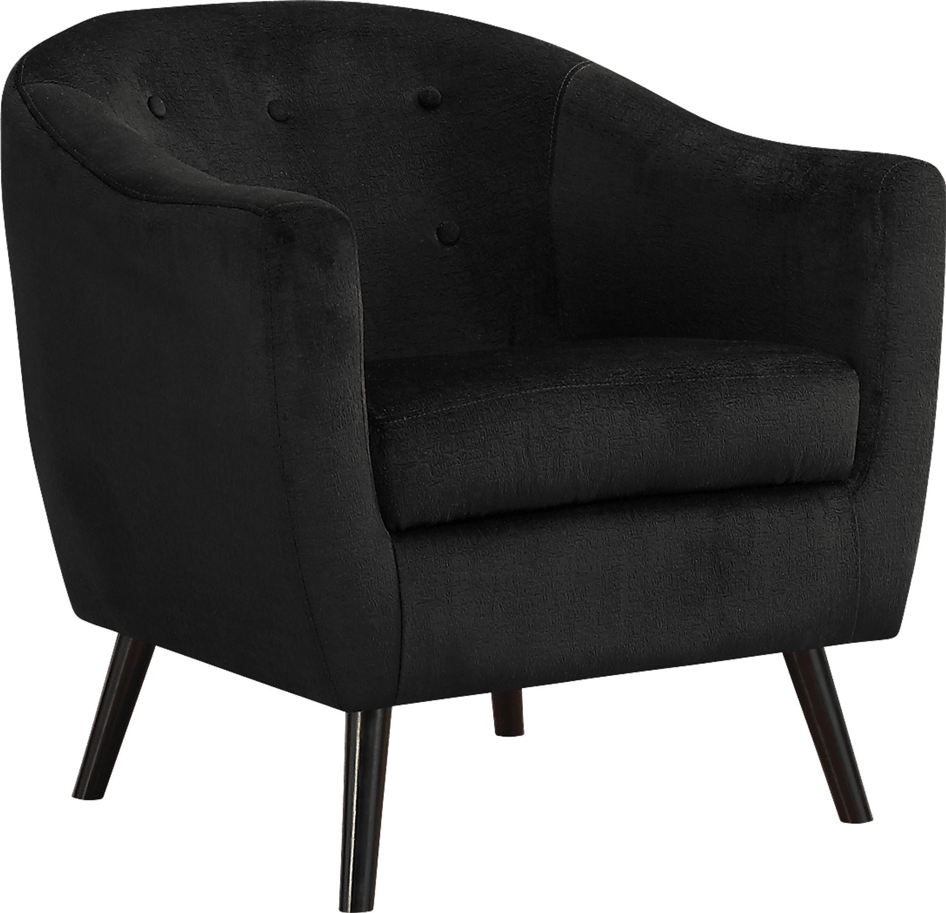 Dameron Black Accent Chair - Image 1