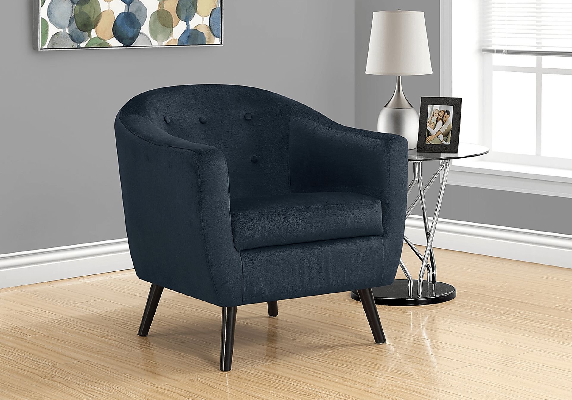 Dameron Blue Accent Chair - Image 2