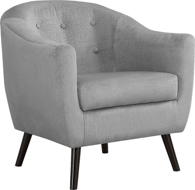Dameron Gray Accent Chair - Thumbnail - Image 1