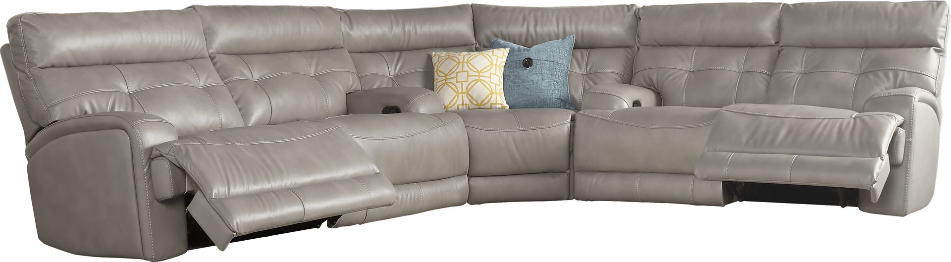 Damiano Pewter 3 Pc Sectional - Image 2