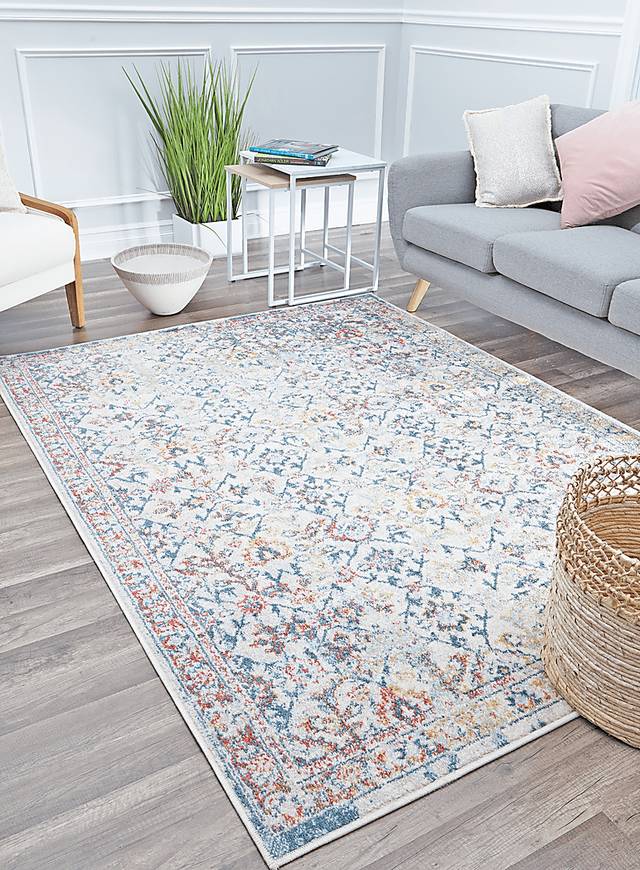Damini White 5' x 7' Rug - Thumbnail - Image 2