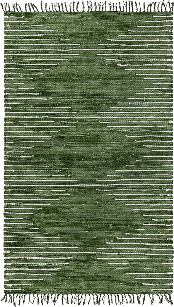 Damone Green 5'1 x 8' Rug