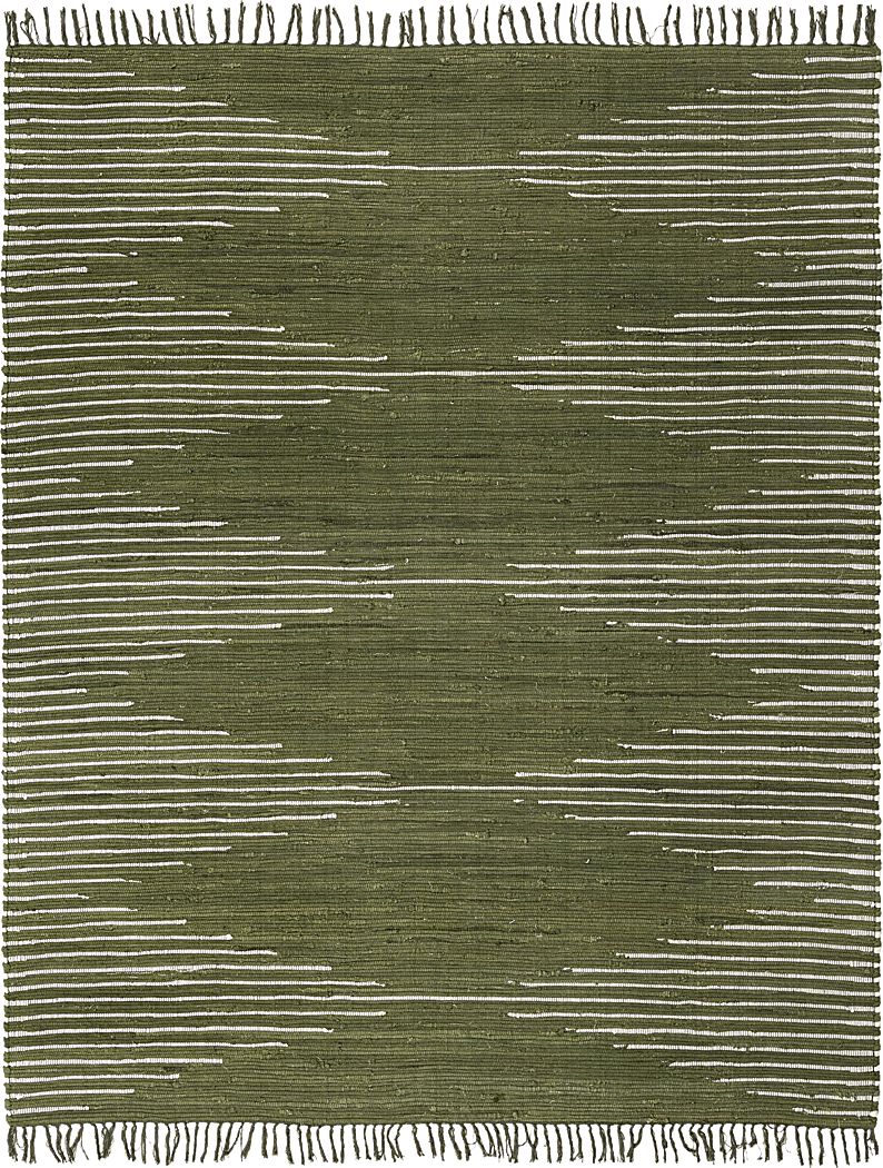 Damone Green 7'10 x 10' Rug