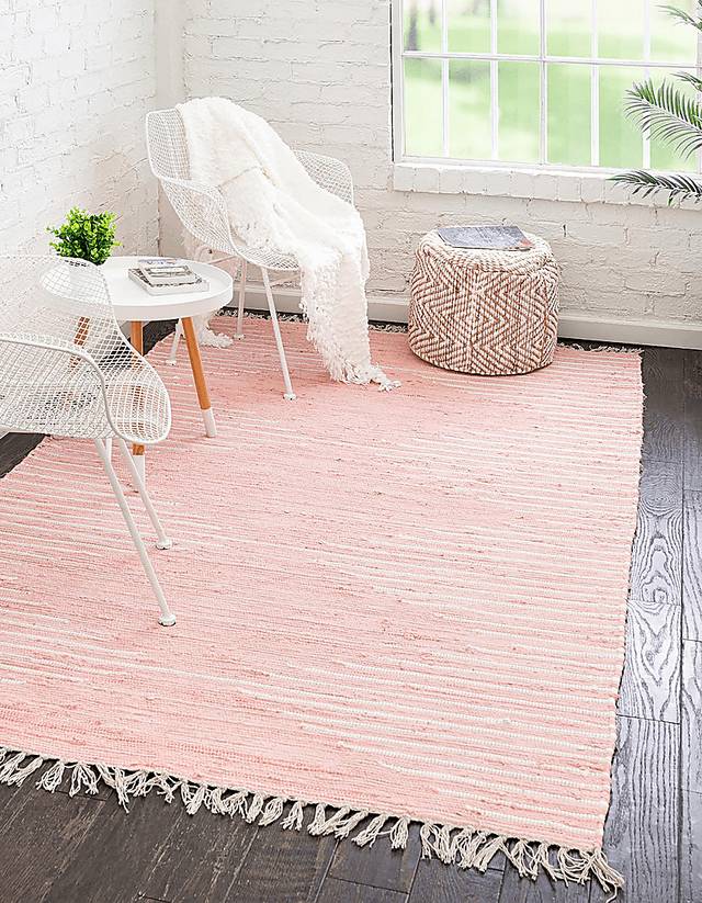 Damone Pink 7'10 x 10' Rug - Thumbnail - Image 2