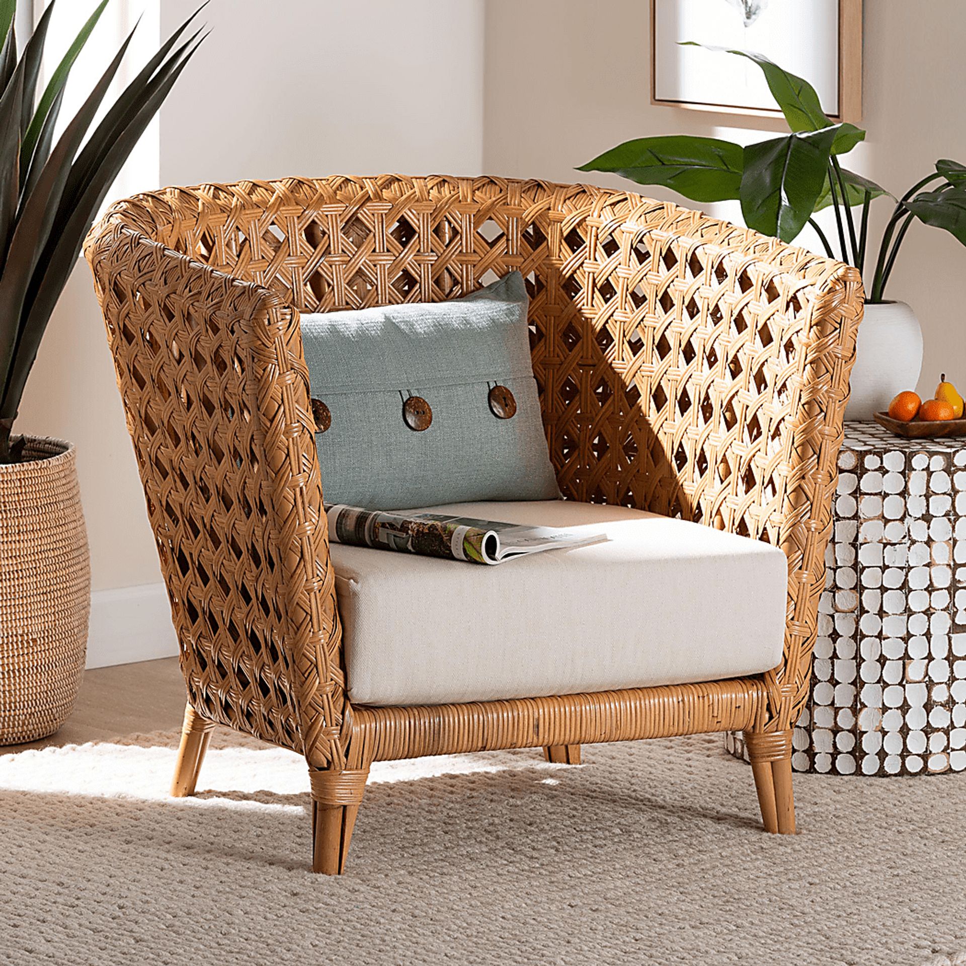 Dampeer Brown Accent Chair - Image 2