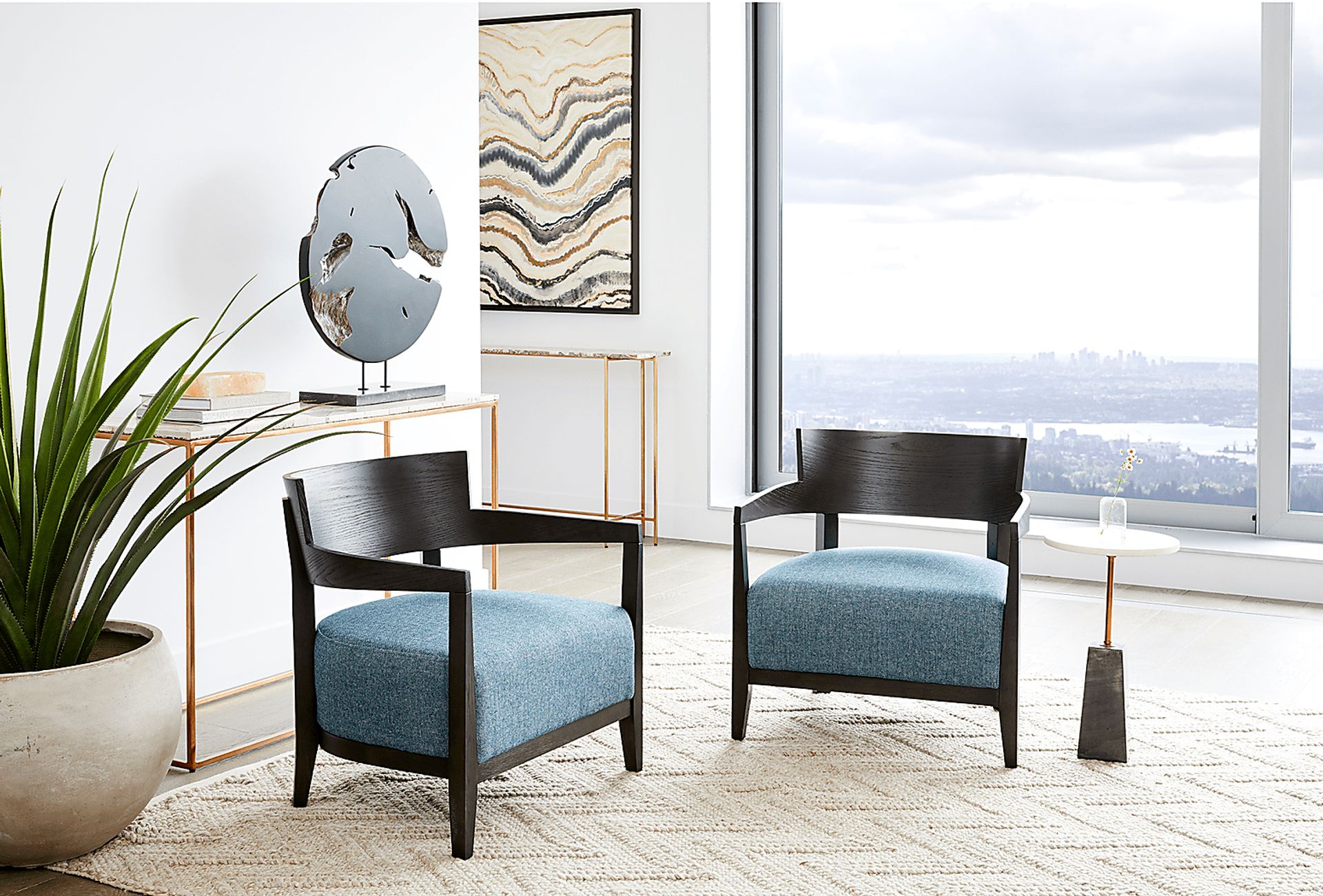 Dampier Gray Accent Chair - Image 9
