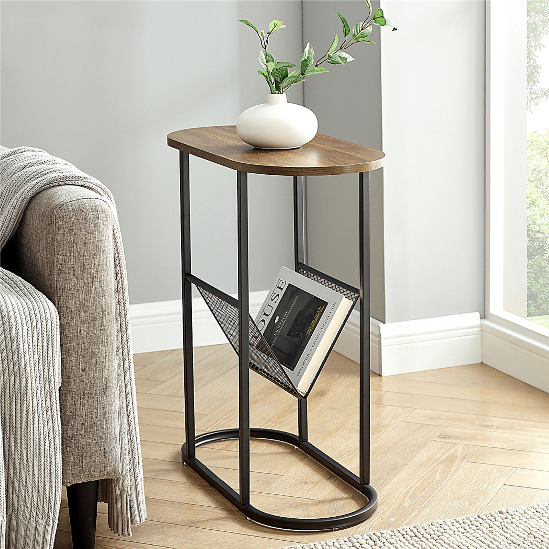 Damrell Walnut End Table - Image 5