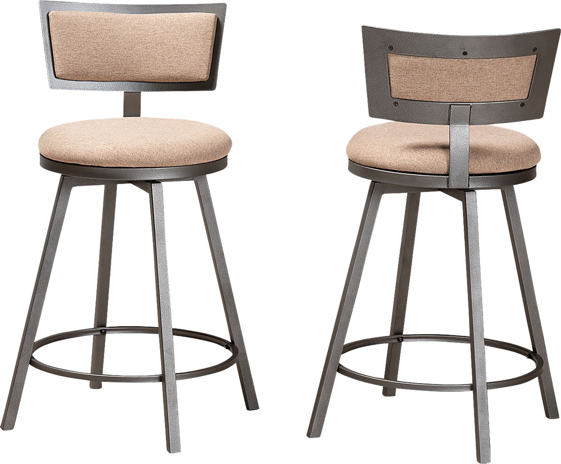 Damson Brown Counter Height Stool, Set of 2 - Image 2
