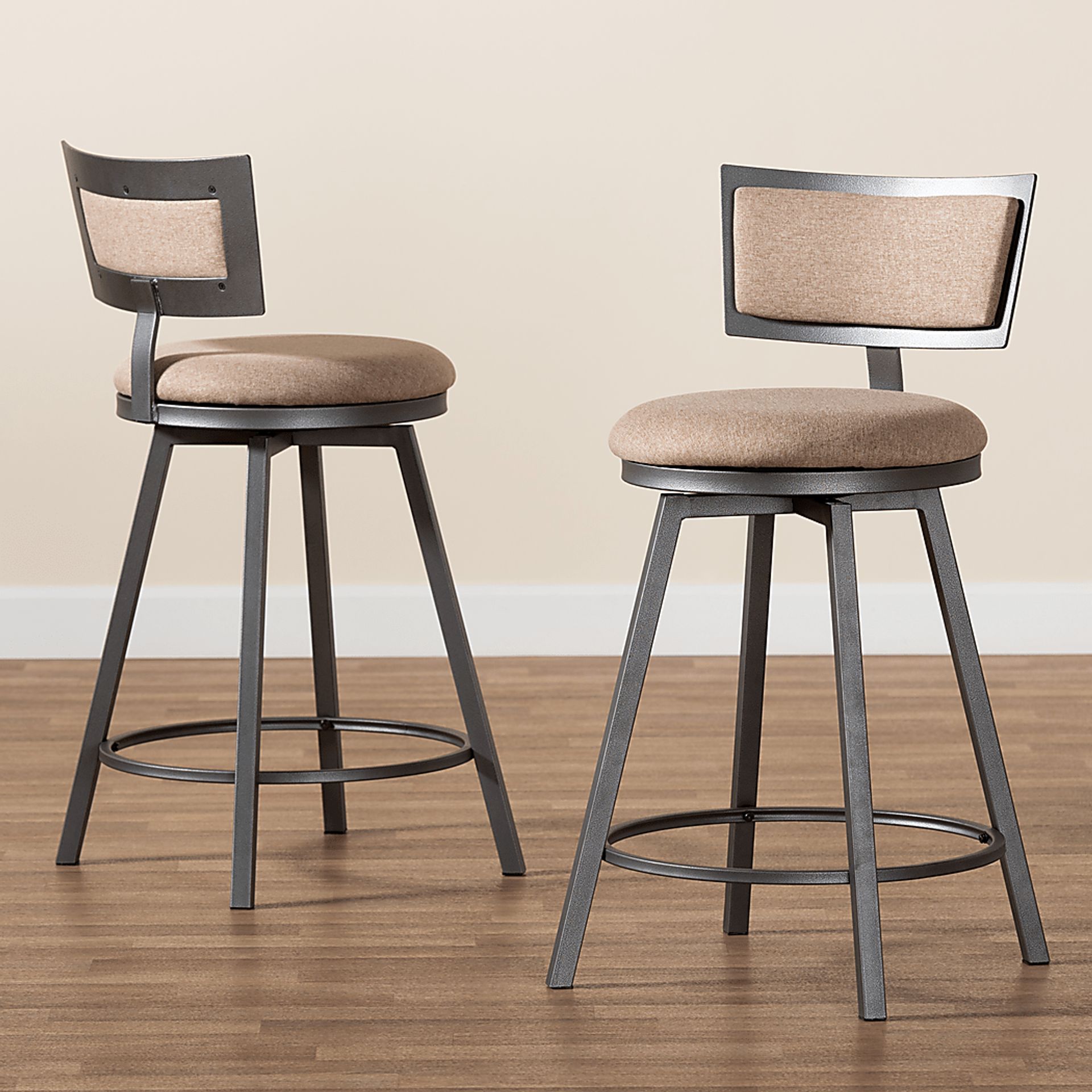 Damson Brown Counter Height Stool, Set of 2 - Image 7