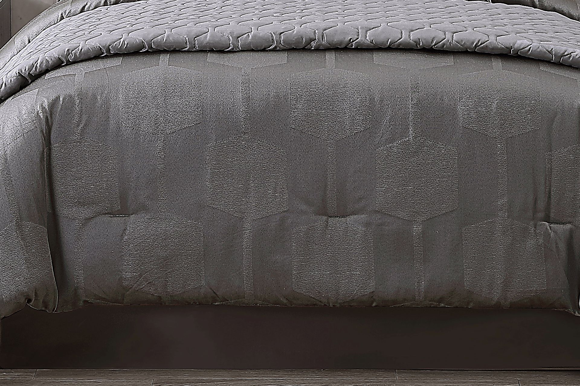 Damuth Gray 10 Pc Queen Comforter Set - Image 3