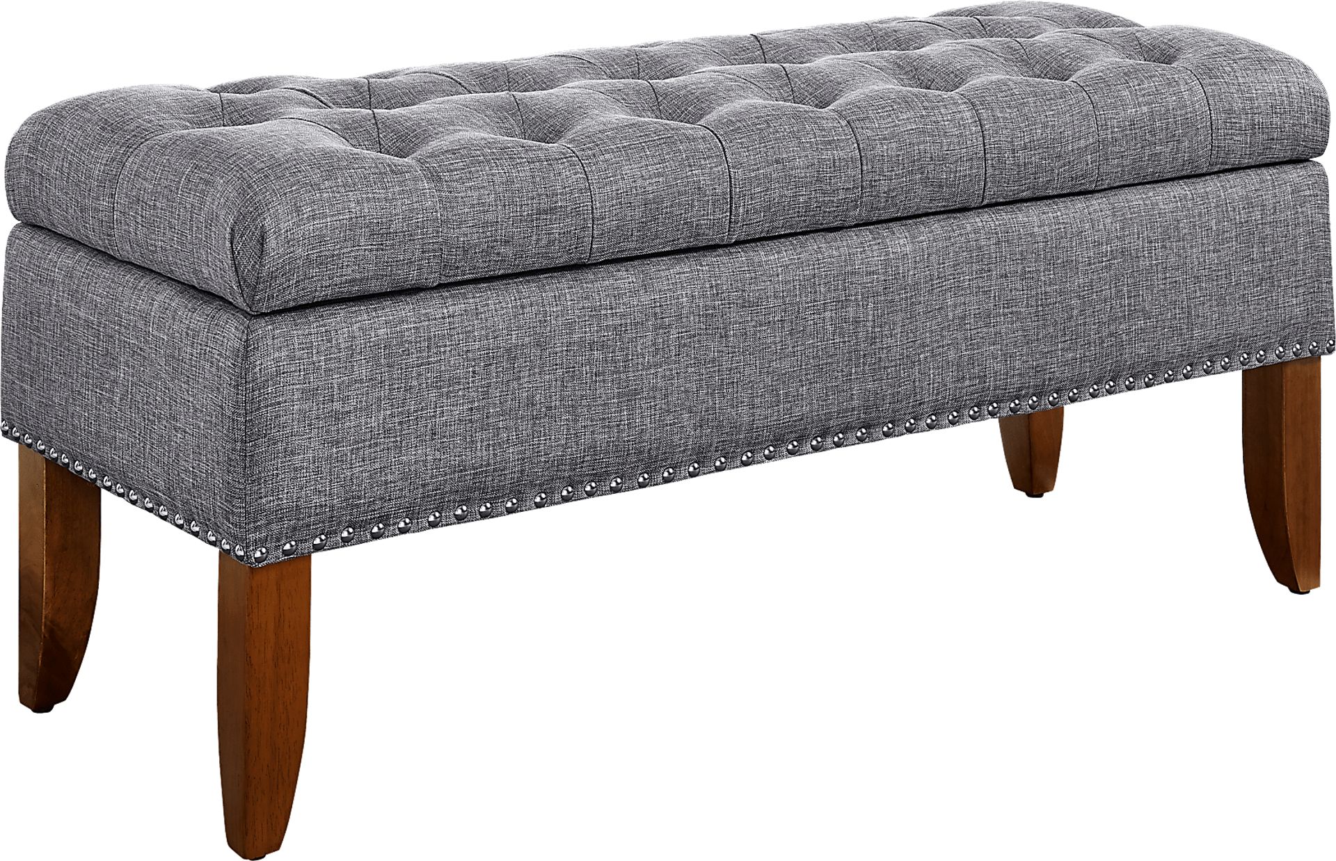 Dana Gray Storage Bench - Image 1