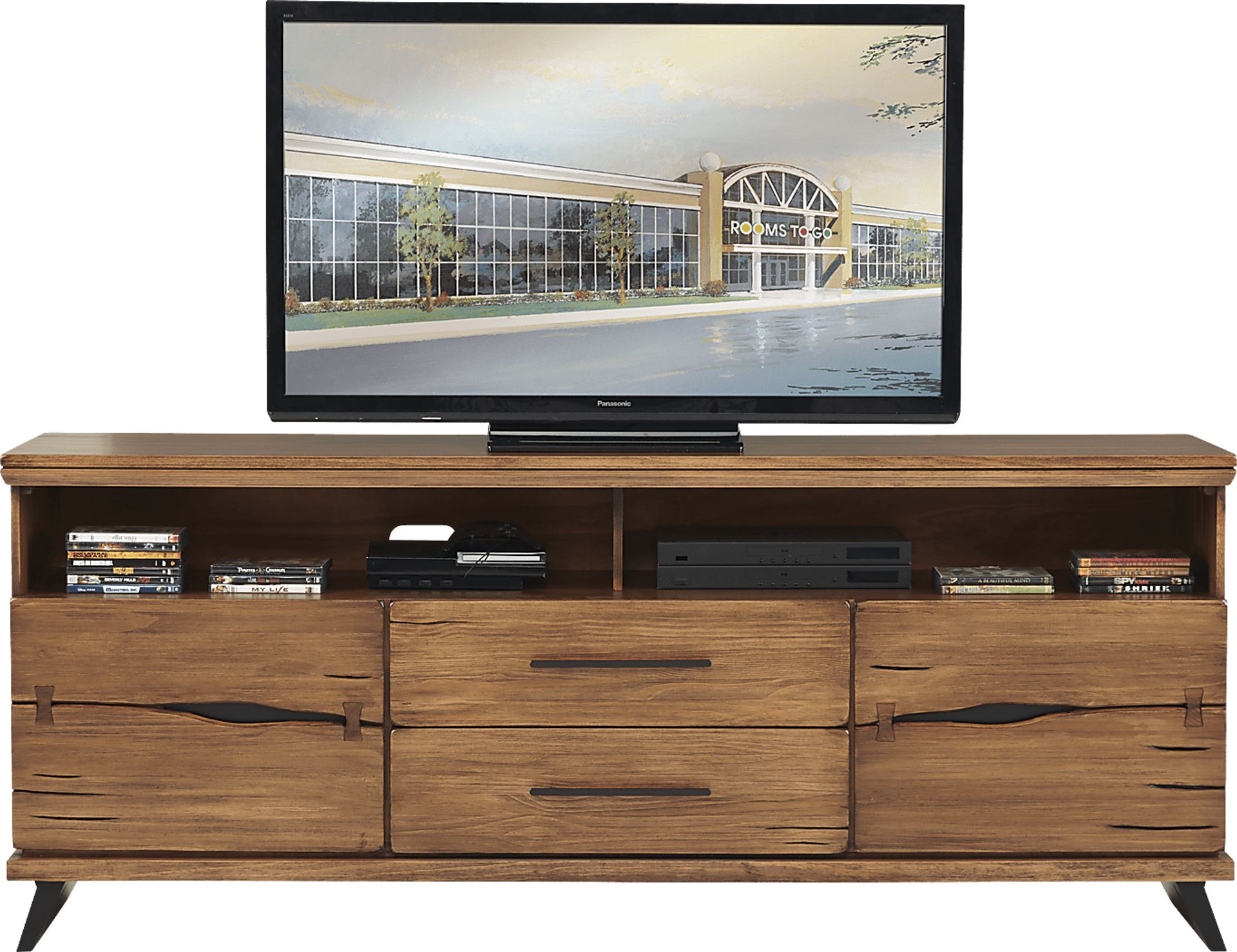 Dana Point Brown 80 in. Console - Image 1