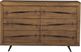 Dana Point Brown 6 Pc King Panel Bedroom