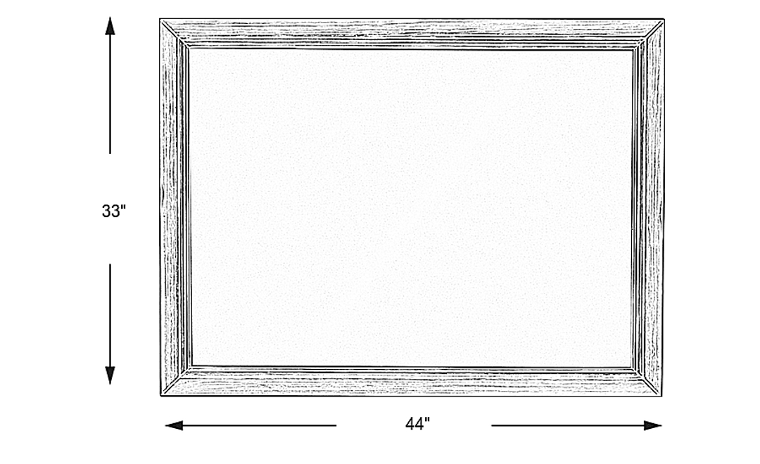 Dana Point Brown Mirror