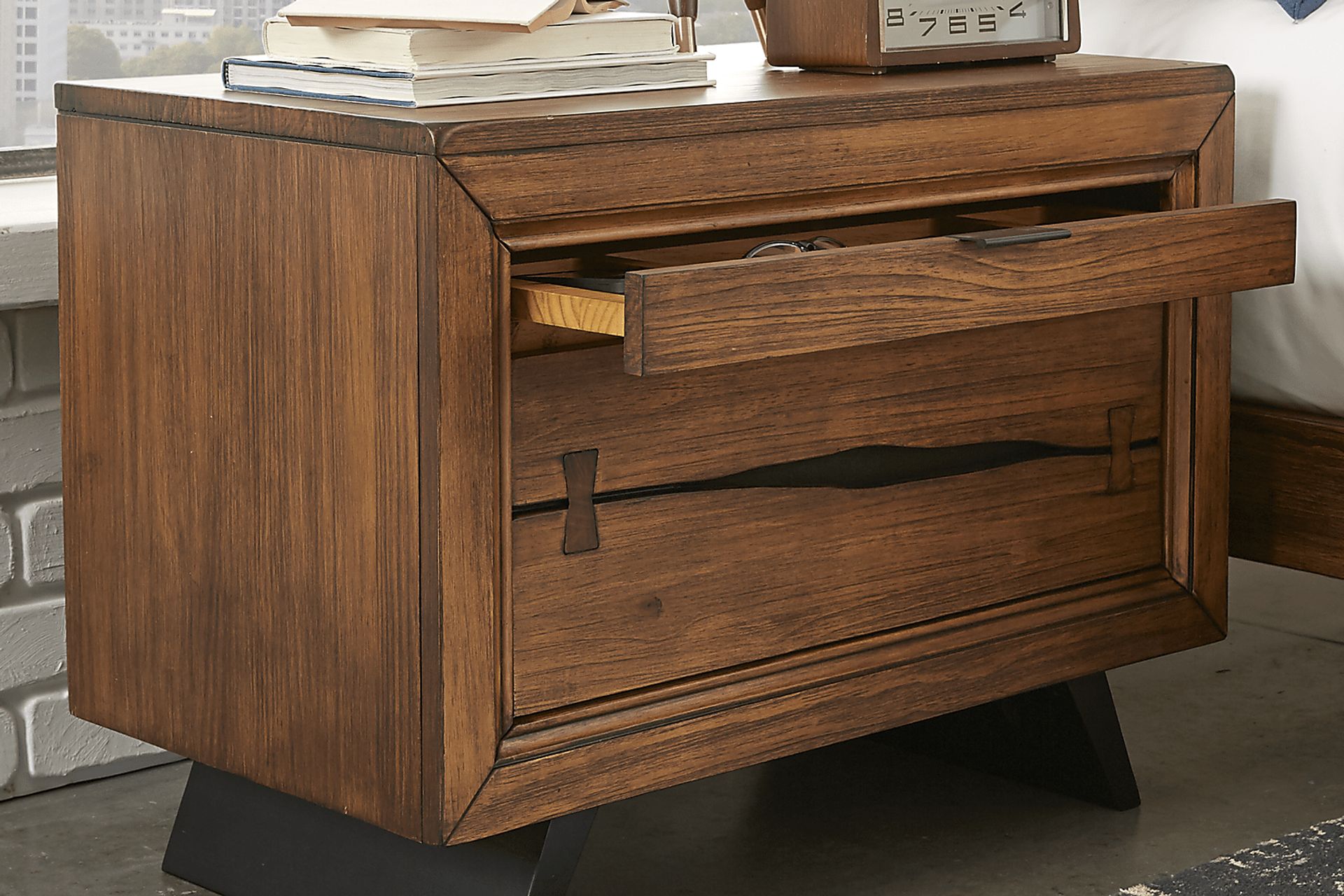 Dana Point Brown Nightstand - Image 4