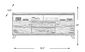 Dana Point II Brown 80 in. Console