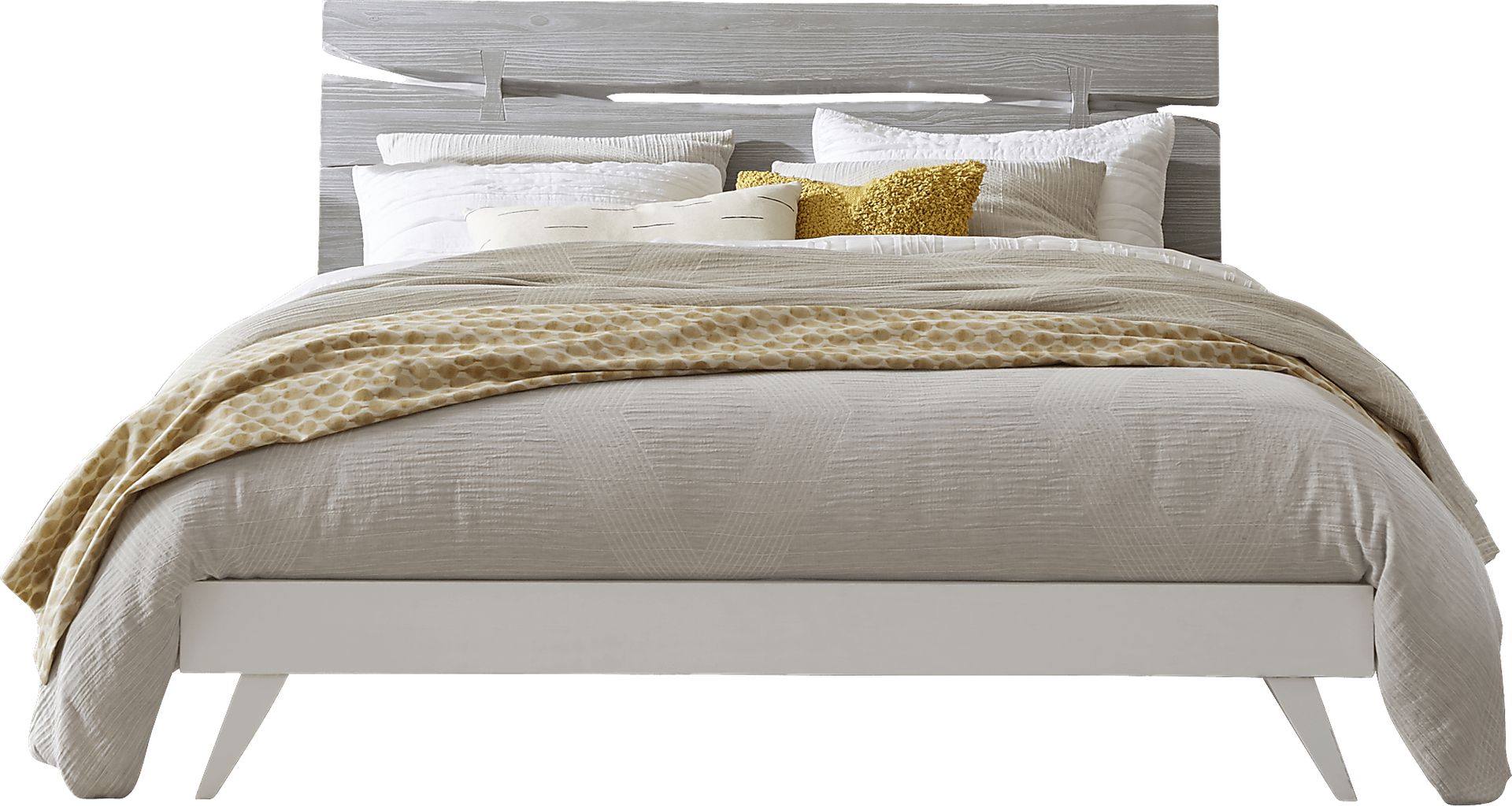 Dana Point White 5 Pc King Panel Bedroom - Image 2