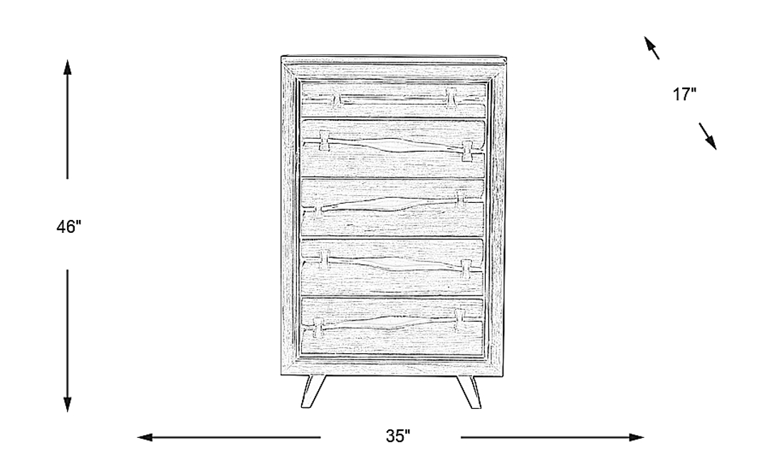 Dana Point White Chest