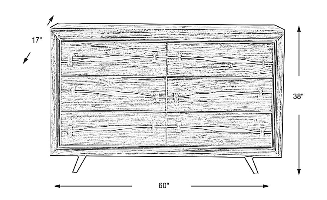 Dana Point White Dresser