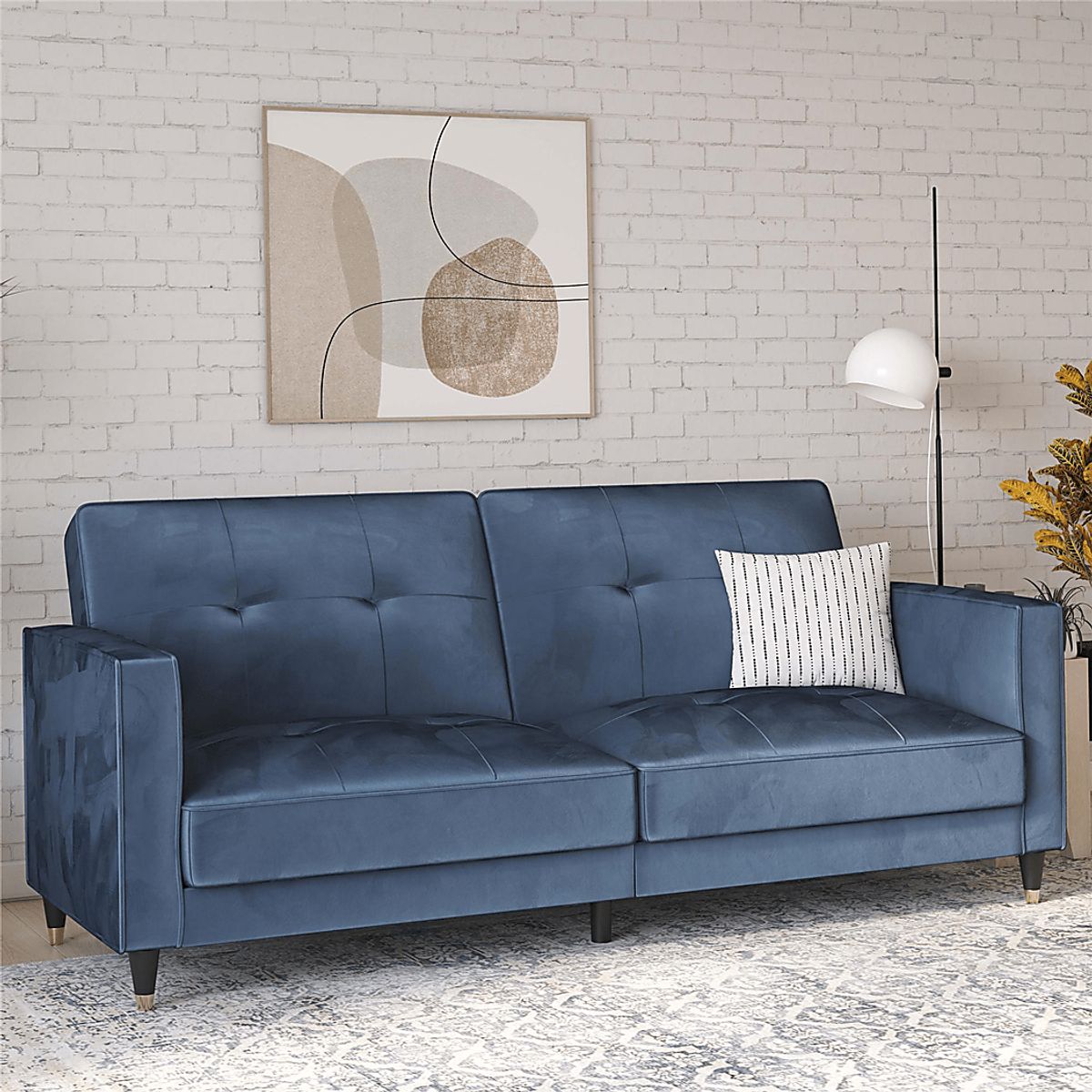 Danalu Blue Futon | Rooms to Go