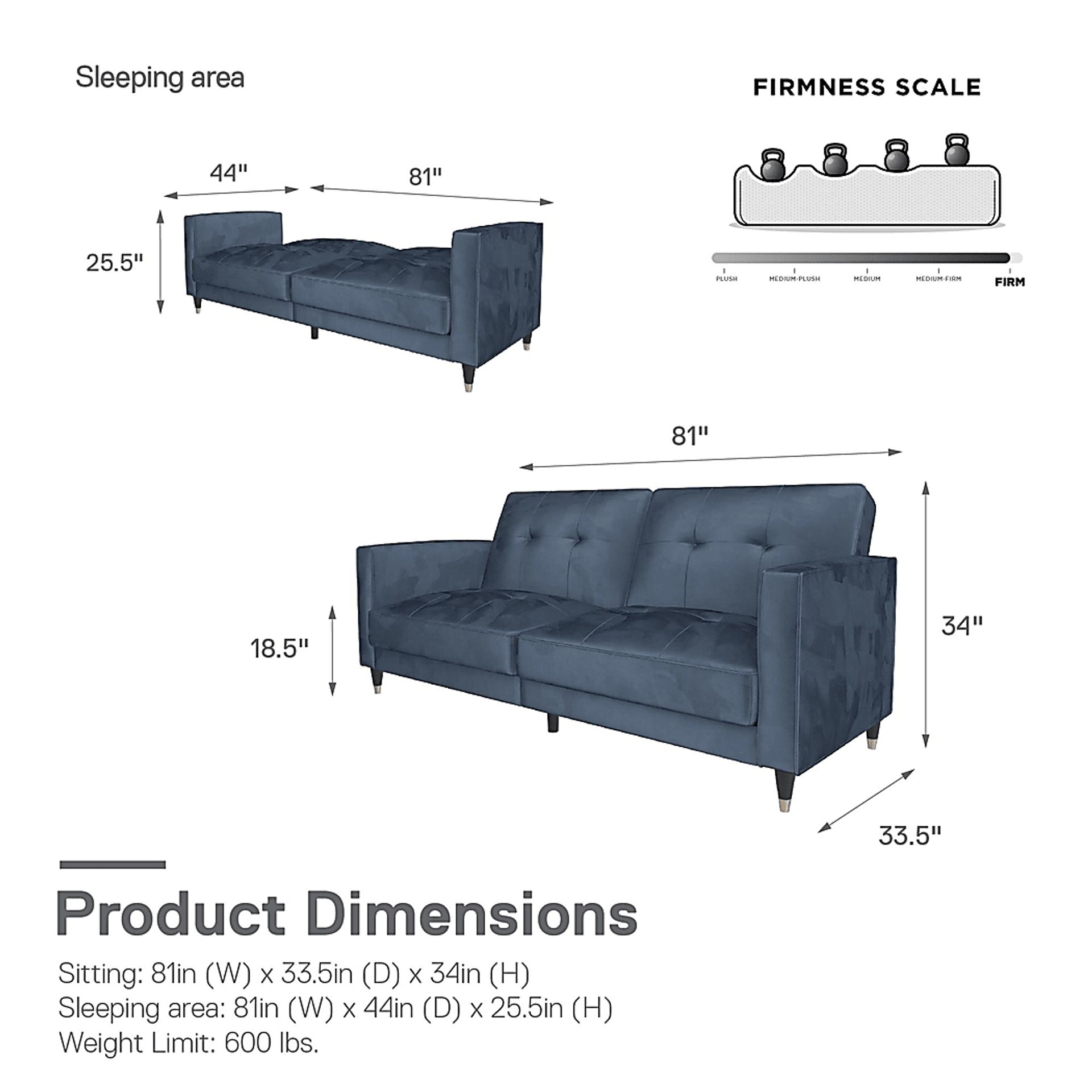 Danalu Blue Futon - Image 21