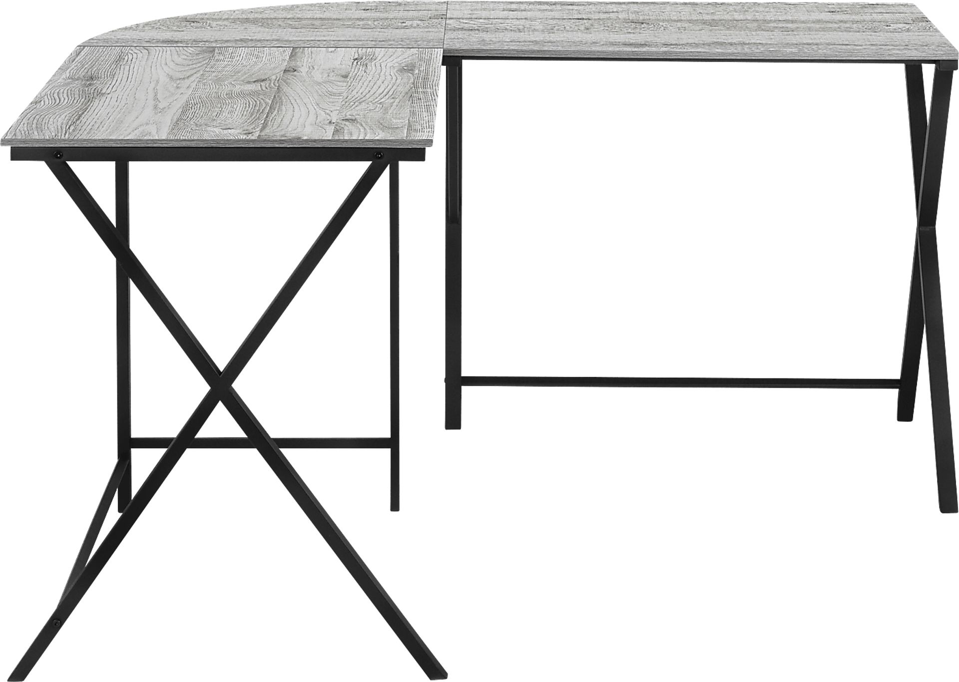 Danalyn Gray L-Shaped Computer Desk - Image 8
