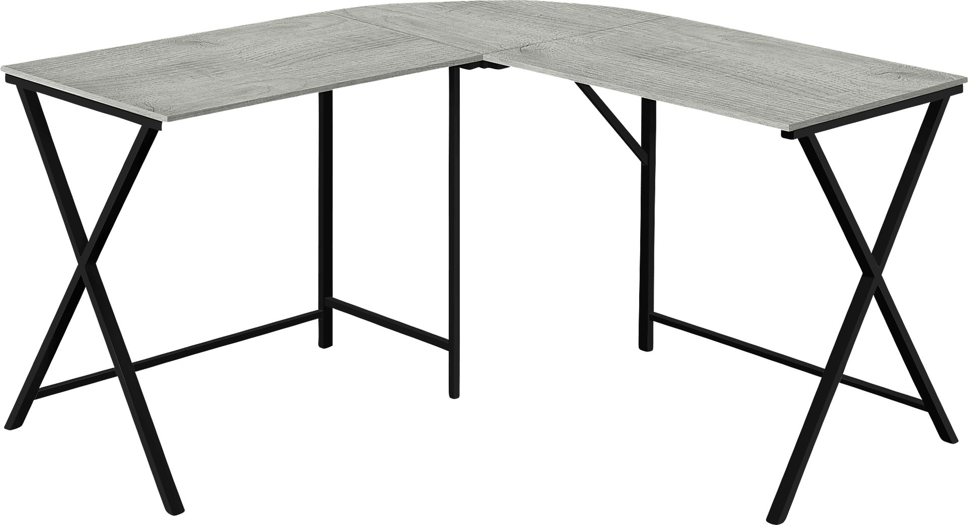 Danalyn Gray L-Shaped Computer Desk - Image 1